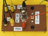 PCL86 amplifier - detailed top view